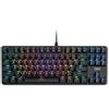 Selius Tastiera meccanica da gaming RGB, 87 tasti, design TKL (tenkeyless), con funzione anti-ghosting