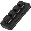 Selius Tastiera mini personalizzabile, wireless Bluetooth e USB, con illuminazione RGB e programmabile per macro, ideale per telefoni e computer