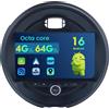 Selius Autoradio da 4 GB + 64 GB per modelli F54, F55, F60, anni 2015-2019, display IPS da 9 pollici, formato 2 DIN, con RDS e Bluetooth