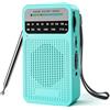 Selius Radio a batteria AM/FM, radio portatile compatta con eccellente ricezione e altoparlante