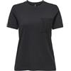 ONLY Onlenja Life S/S O-Neck Pocket Top Jrs Onlenja Life - Maglietta a Maniche Corte, Girocollo, Taglia S/S Donna (Pacco da 1)