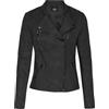 ONLY Leather Look Biker Jacket ONLAVA Leather Look Biker Jacket | Maniche lunghe, Corto, Occasionwear, Temperatura massima 30°C ciclo normale
