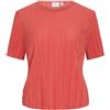 Vila Short Sleeved Top Pleated | Maglia a maniche corte