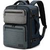 VANKEV Ryanair easyJet Eurowings Wizz Air Zaino da Viaggio Aereo 40x30x20 | 24L, Bagaglio a Mano Cabina Per Viaggio Lavoro Scuola, Zaino per Laptop 15,6 Pollici, Zaino Casual, oliva verde scuro/marrone