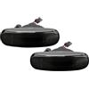 AUTO-STYLE Set di indicatori di direzione laterali LED - compatibile con Abarth/Fiat miscellanea - Grigio - incl. luci dinamiche