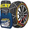 Goodyear G14 Catene da Neve 12 mm per SUV, Furgoni e 4x4, Misura 250, 2pz | Per uso frequente su neve e ghiaccio, tensionatore automatico, cavo laterale colorato, omologate EN 16662-1 e ONORM V5117