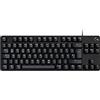 Logitech G G413 TKL SE Tastiera Meccanica Gaming | Tastiera Compatta Retroilluminata con Switch Meccanici Tattili, Layout Tedesco QWERTZ - Nero