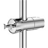 YEAUPE Supporto Soffione Doccia Universale Regolabile Porta Doccino | 2 Ganci per Asta Doccia 16-28 mm, Supporto Doccia in ABS Cromato, Porta Doccino Ricambio
