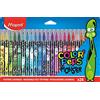 Maped Monster - Confezione da 24 pennarelli con punta in feltro 845401