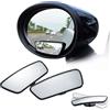 Spurtar 2 Specchietti Angolo Morto Auto 360° Regolabili con Cornice | Specchio Convesso HD Adesivo per Auto, Regolabile a 360°, Autoadesivo, Impermeabile per SUV, Furgoni e Camion