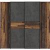 AVANTI TRENDSTORE - Flavi - Armadio per camera LAP 200,1x190,5x61,6 cm | 2 ante battente, 2 scorrevoli,ripiani,aste,legno truciolare
