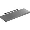 CASARIA Mensola da Parete Legno 70cm Supporto 50-110cm Pensile Bagno 15kg Cucina Libreria Grigio
