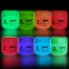 Artecho 8C Neon & Glow in the Dark - Set di Colori Acrilici 2 in 1, Flacone da 20 ml