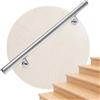 Monzana corrimano acciaio inox V2A ringhiera scale ingresso giardino 100cm passamano esterni interni fissaggio a parete