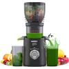 OMMO Estrattore Frutta e Verdura, 300W Estrattore di Succo, Nero | Apertura Extra-larga 148mm, 2 Tazze PC, Senza BPA, Professionale