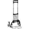 DURHAND Carrello Portapacchi Pieghevole a 6 Ruote con Fune e Maniglia Estraibile, Carico Massimo 70 kg