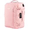 BidMamba Zaino Bagaglio A Mano 40x20x25 Ryanair, Zaino Borsa 20L Voli Low Cost Easyjet - Rosa