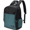 Bagzy Zaino da Viaggio Aereo Antifurto Impermeabile Porta PC 15.6" - Bagaglio a Mano British Airways Donna Uomo Blu