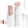 ACWOO Depilatore Donna Epilatore Viso Elettrico, Epilatore Delle Sopracciglia Flawless Epilatore Viso, USB Ricaricabile 2 in 1 Mini Epilatore per Sopracciglia, Labbra, Peli del viso, Naso, Orecchie