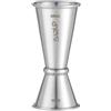 Jigger 20/40 ml, BarUp, 0,04L, Argento, ⌀42x(H)100mm, Rotondo