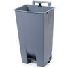 Hendi Contenitore rifiuti, HENDI, 120L, Grigio chiaro, 510x425x(H)875mm