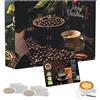 C&T - Calendario dell'Avvento Caffè Bio & Fair Trade 2025 con Cialde | 24x Caffè Biologici e del Commercio Equo | Selezione di Rarità + Sorpresa Natalizia