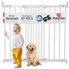BabyDan FlexiFit, 67-105,5 cm, Cancelletto estensibile e flessibile per scale/cancello per bambini, metallo, bianco, Made in Denmark - (Cancelletto per animali)
