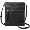 CHOLISS Piccola borsa a tracolla da donna, mini borse a tracolla, tasche con cerniera, borsa per cellulare, borsa in pelle vegana, nero, piccola
