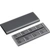 Meister Set di punte per meccanici, 69 x 170 x 17 mm, 48 pezzi, elegante custodia in alluminio, set di riparazione per smartphone, PC, orologi, occhiali, ecc