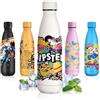 JAPORIA Borraccia Termica 500ml, Personalizzate, Borraccia in Acciaio Inox, senza BPA, Borracce per Scuola, Sport, Campeggio, Yoga, Palestra, Ciclismo