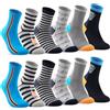 SockWaddles Calzini in Cotone per Bambino, Calzini Bambini Cotone, 6 Paia | 75% Algodón, Calcetines Deportivos para Niños con Punta y Talón Reforzados, Comodidad Transpirable para Escuela, Deporte