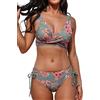 CUPSHE Bikini da donna Set Twist Front Tie Side Bikini Costume da bagno Due pezzi Costumi da bagno Costumi da bagno