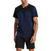 Bresdk Pigiama Uomo Estivo Cotone Corto con Tasche 2 Pezzi | Completo homewear leggero con t shirt a manica corta e pantaloncini morbidi, pratico per sonno, vacanza e tempo libero