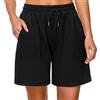Uniexcosm Pantaloncini Donna Estivi con Coulisse Casual Larghi Corti Sciolto con Tasche
