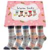 Stoeury Calze Lana Donna Calzini Termici,Regalo per Donna 5/10 Paia | Calze Lana Donna Calze Termiche Morbide, Calzini Invernali Caldi, Per Casa e Idee Regalo