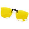 KANASTAL Clip on Occhiali da Sole da Uomo Donna Polarizzati UV400 | Quadrati, Sovraocchiali, con Custodia Protettiva, Vintage, Clip on Sunglasses over Glasses, Pesca, Viaggio, Spiaggia