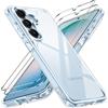 iVoler Cover per Samsung Galaxy S26 5G, Anti-Ingiallimento,Trasparente | Con 2 Pezzi Pellicola, Antiurto di Grado Militare, Custodia Design Ultra Sottile e Leggero, Stile Minimalista