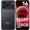 Blackview WAVE 7C Smartphone Android 16, 16GB+128GB/2TB Telefono Cellulare | 32MP Cellulare in Offerta, 6.56" Schermo, 5000mAh Cellulari, 4G Dual SIM Telefoni, Face ID, 3 Slot Carte, 3.5mm, IP54, Type-C