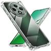 Tentoki Cover per OPPO Reno 12 FS 5G / OPPO Reno 12 F 5G, [Cuscino d'Aria Integrato] TPU Custodia Protettiva Antiurto Ultrasottile,previene l'ingiallimento,pellicola,Trasparente