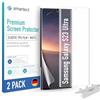 smartect TPU Pellicola 2 Pezzi Opaca per Samsung Galaxy S23 Ultra | Schermo Protettivo HD Anti Graffio, Pellicola Protettiva Senza Bolle, Antiriflesso, Compatible Impronte Digitali