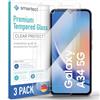 smartect Vetro Temperato 3 Pezzi per Samsung Galaxy A34 5G | Schermo Protettivo HD Anti Graffio, Pellicola Protettiva Senza Bolle, 0.3 mm Ultra Trasparente, Durezza 9H, Ultra Resistente