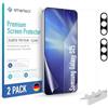 smartect TPU Pellicola Protettiva 2 + 2 Pezzi per Samsung Galaxy S25 | Schermo + Fotocamera, Protezione Anti Graffio, Senza Bolle, Ultra Trasparente, Compatible Impronte Digitali, Compatible Cover