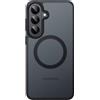 JETech Cover Magnetica per Samsung Galaxy S26 FE, Nero | Compatibile con MagSafe, Retro Opaco Traslucido, Resistente alle Impronte Digitali, Antiscivolo, Protezione Antiurto
