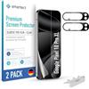 smartect TPU Pellicola Protettiva 2 + 2 Pezzi per Google Pixel 10 Pro XL | Schermo + Fotocamera, Protezione Anti Graffio, Senza Bolle, Ultra Trasparente, Compatible Impronte Digitali, Compatible Cover