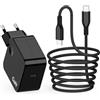 NEW POW 65W GaN PD3.0 Caricatore USB C per DJI Neo 2,Mini 5 Pro/4K/3,Mavic 4/3 | 3 Pro, Air 3S, Flip, Avata 2; Osmo Action 6/5 Pro/4, Pocket 3/2, Nano, 360, Mobile 8/7P, RC, 67W Caricabatterie per DJI Droni