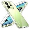 iVoler Anti Ingiallimento Chiaro Cover per Xiaomi Redmi Note 14 4G (Non per Redmi Note 14 5G) con 2 Pezzi Pellicola Vetro Temperato, [Antiurto di Grado Militare] Custodia Trasparente Sottile Case