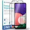 smartect Vetro Temperato 2 Pezzi Opaco per Samsung Galaxy A22 5G / A22s 5G | Schermo Protettivo Full Screen HD, Anti Graffio, Pellicola Protettiva Antiriflesso, Durezza 9H, Ultra Resistente, Senza Bolle