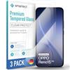 smartect Vetro Temperato 3 Pezzi per Oppo Reno 15 5G / 14 5G | Schermo Protettivo HD Anti Graffio, Pellicola Protettiva Senza Bolle, 0.3 mm Ultra Trasparente, Durezza 9H, Ultra Resistente