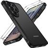 iVoler Cover Opaca per Samsung Galaxy S26 Ultra 5G con 2 Pezzi Vetro Temperato [Antiurto di Grado Militare][Protezione Della Fotocamera] Custodia Traslucida Posteriore Sottile Anti-Impronte Case, Nero
