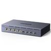 UGREEN Switch LAN con 4x 10G RJ45+4x 10G SFP+ Switch di Rete 10G | Switch Ethernet Non Gestito Plug & Play Ventola Intelligente Involucro in Metallo Capacità 160 Gbps per NAS Video 8K